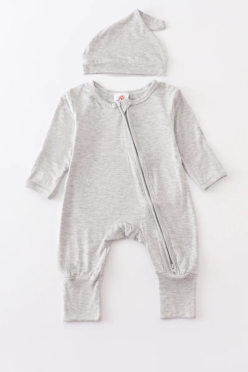 Bamboo Double Zip Onesie