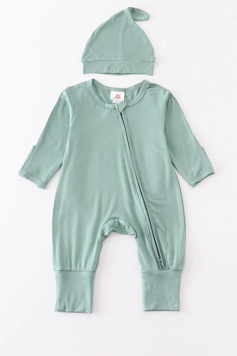 Bamboo Double Zip Onesie